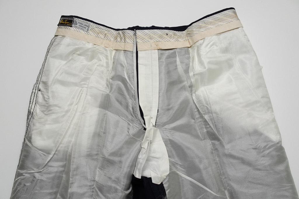 Navy Flannel Trousers EU50/W34