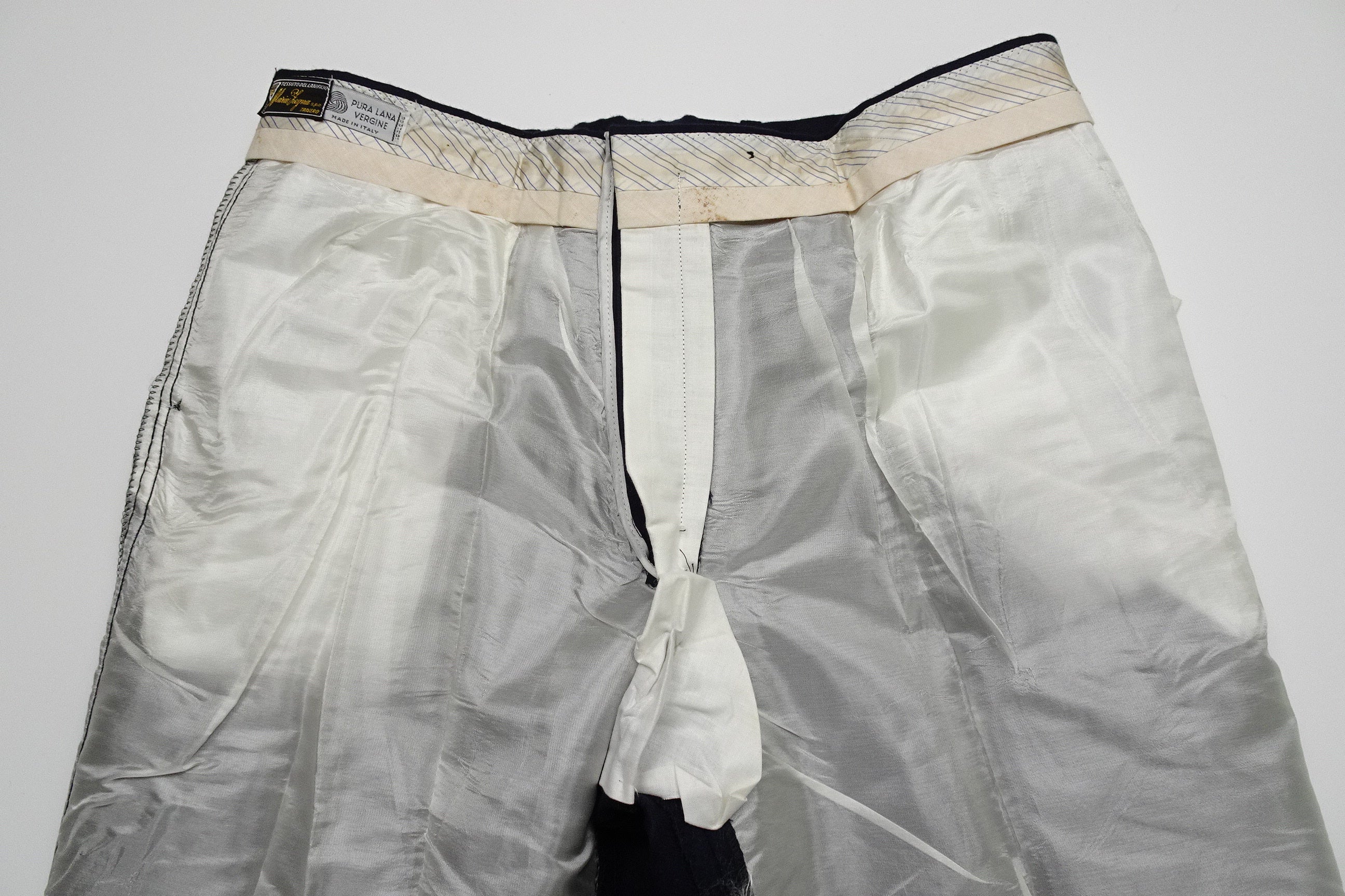 Navy Flannel Trousers EU50/W34