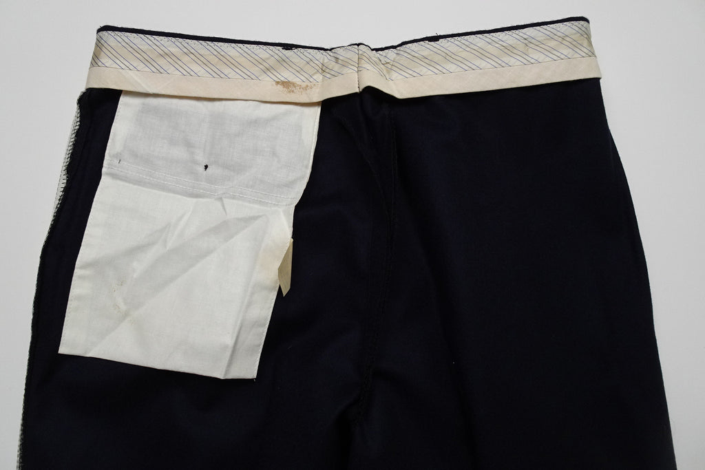 Navy Flannel Trousers EU50/W34