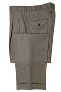 Oatmeal Flannel Trousers EU46/W30