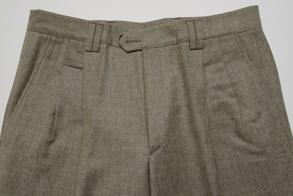 Beige Flannel Trousers EU46/W30