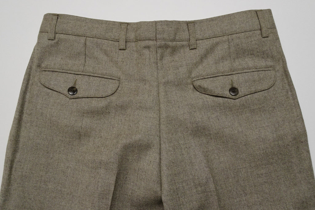 Beige Flannel Trousers EU46/W30