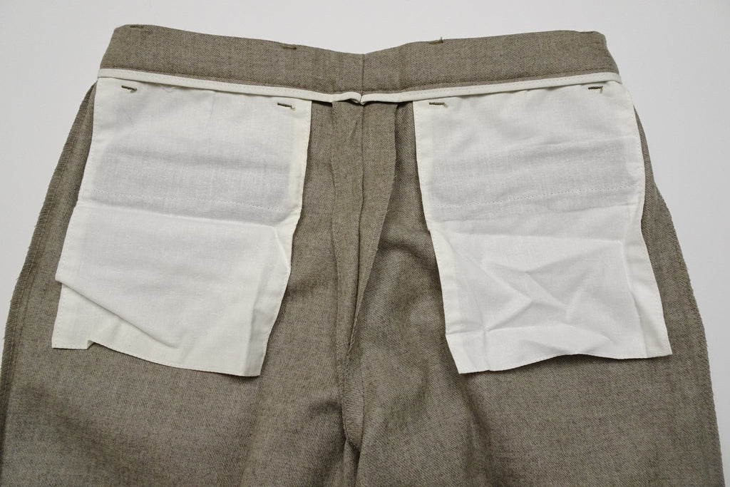 Beige Flannel Trousers EU46/W30
