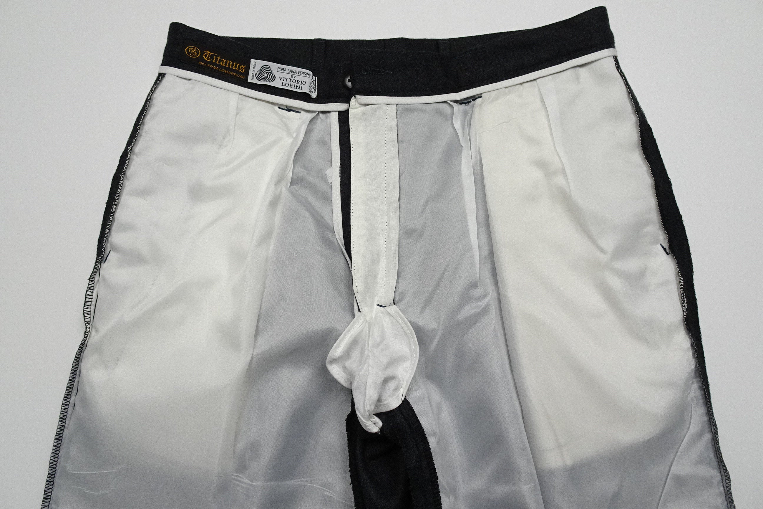 Dark Grey Flannel Trousers EU46/W30