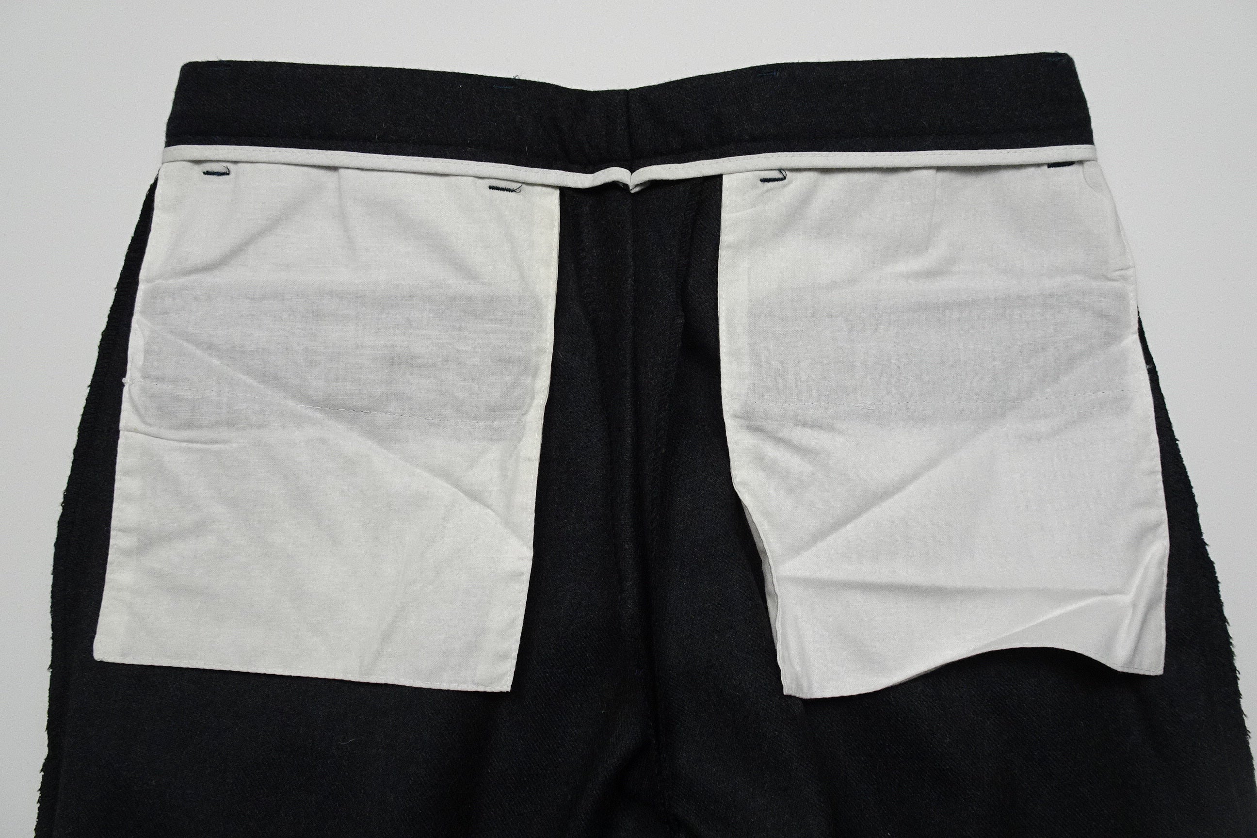 Dark Grey Flannel Trousers EU46/W30