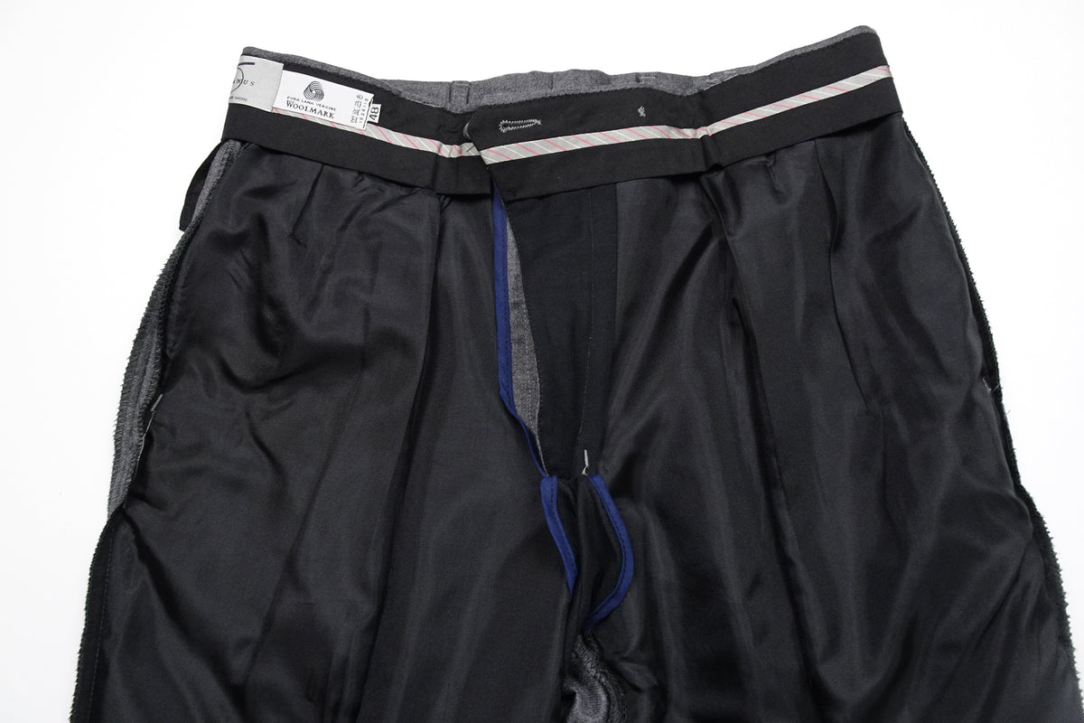 Mid Grey Flannel Trousers EU46/W30