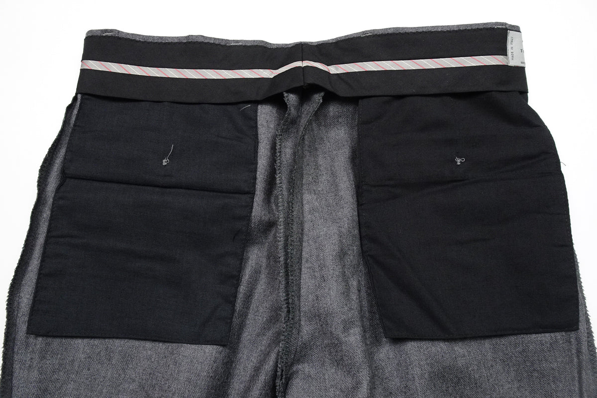 Mid Grey Flannel Trousers EU46/W30