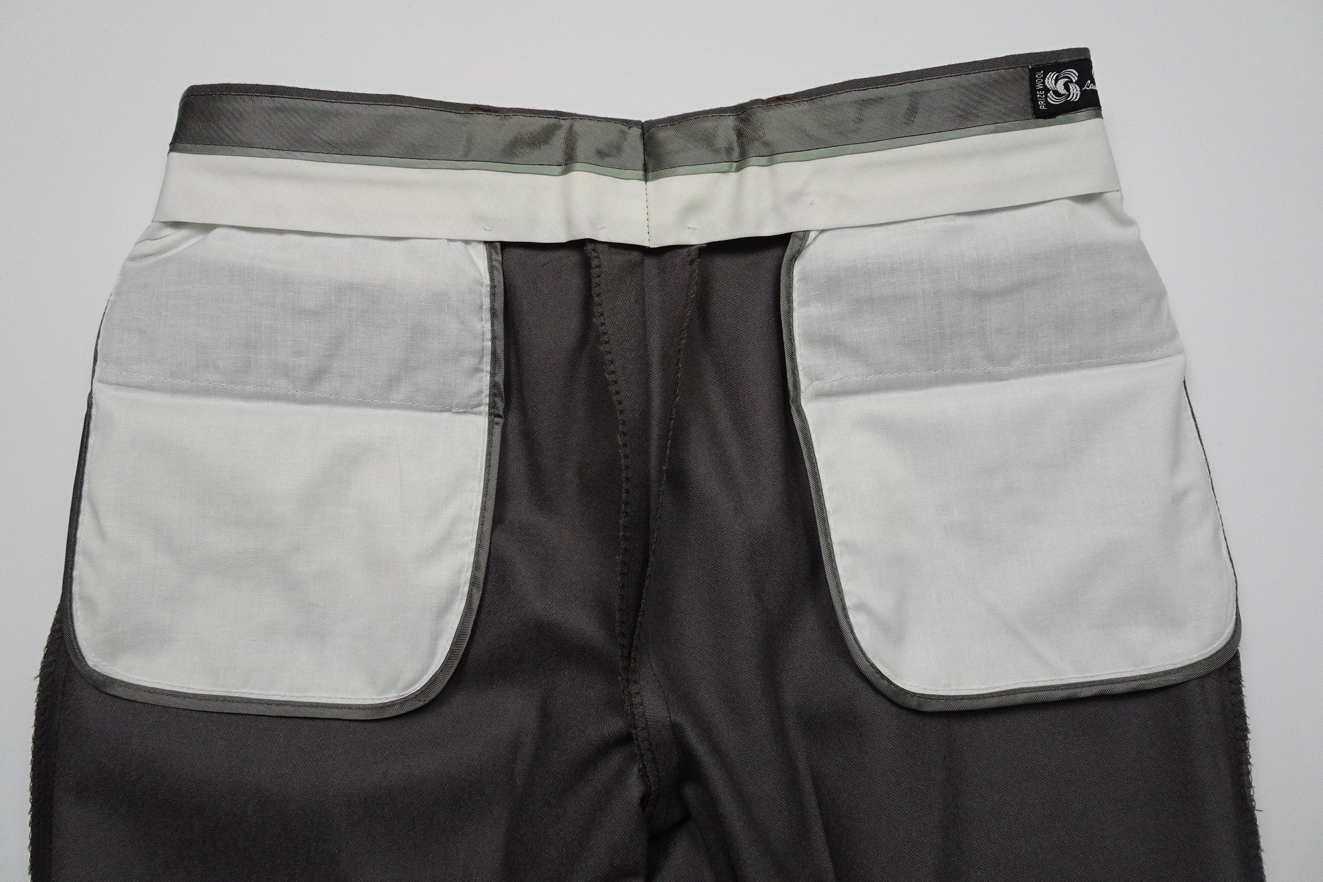 Green/Grey Flannel Trousers EU48/W32