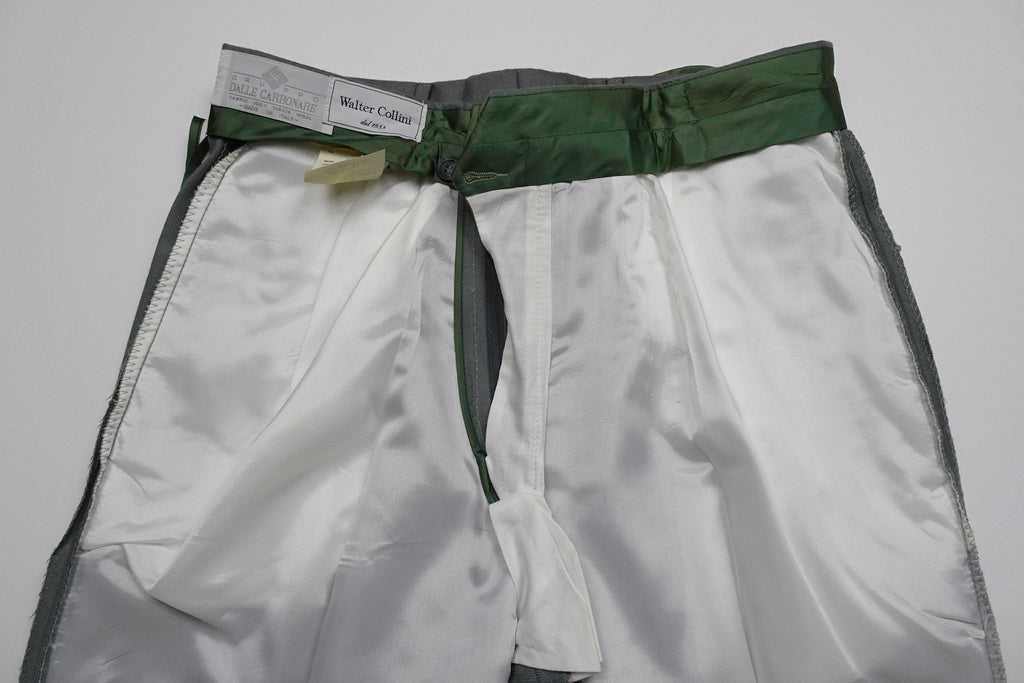 Turquoise Flannel Trousers EU46/W30