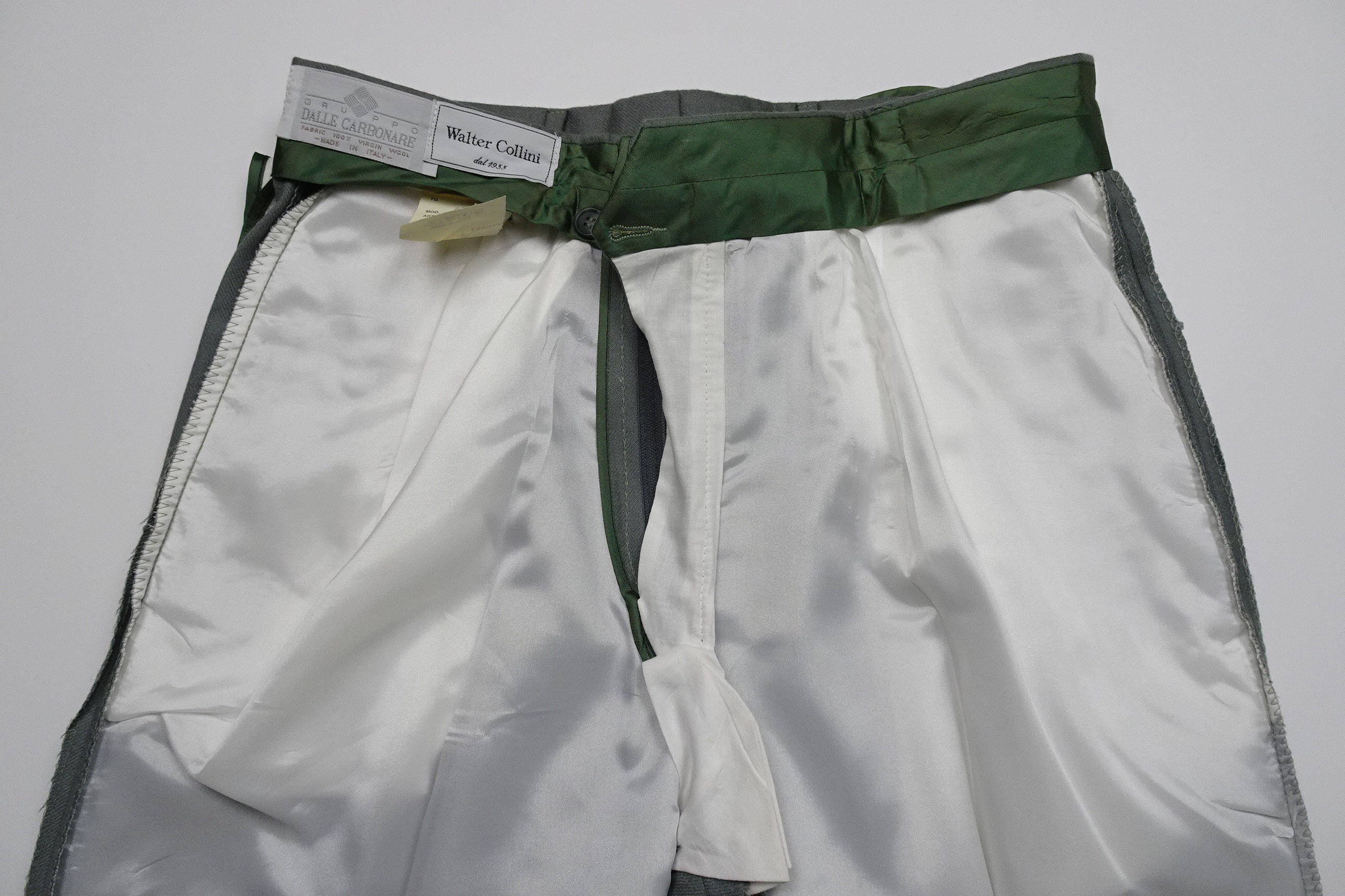 Turquoise Flannel Trousers EU46/W30
