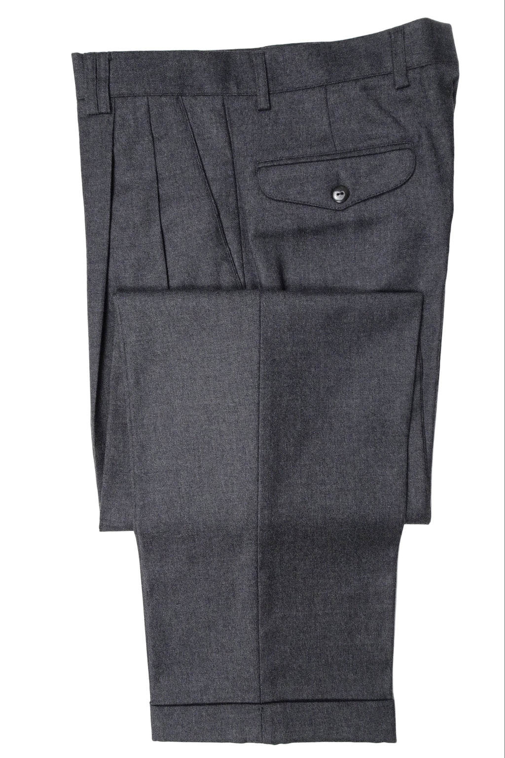 Mid Grey Flannel Trousers EU46/W30