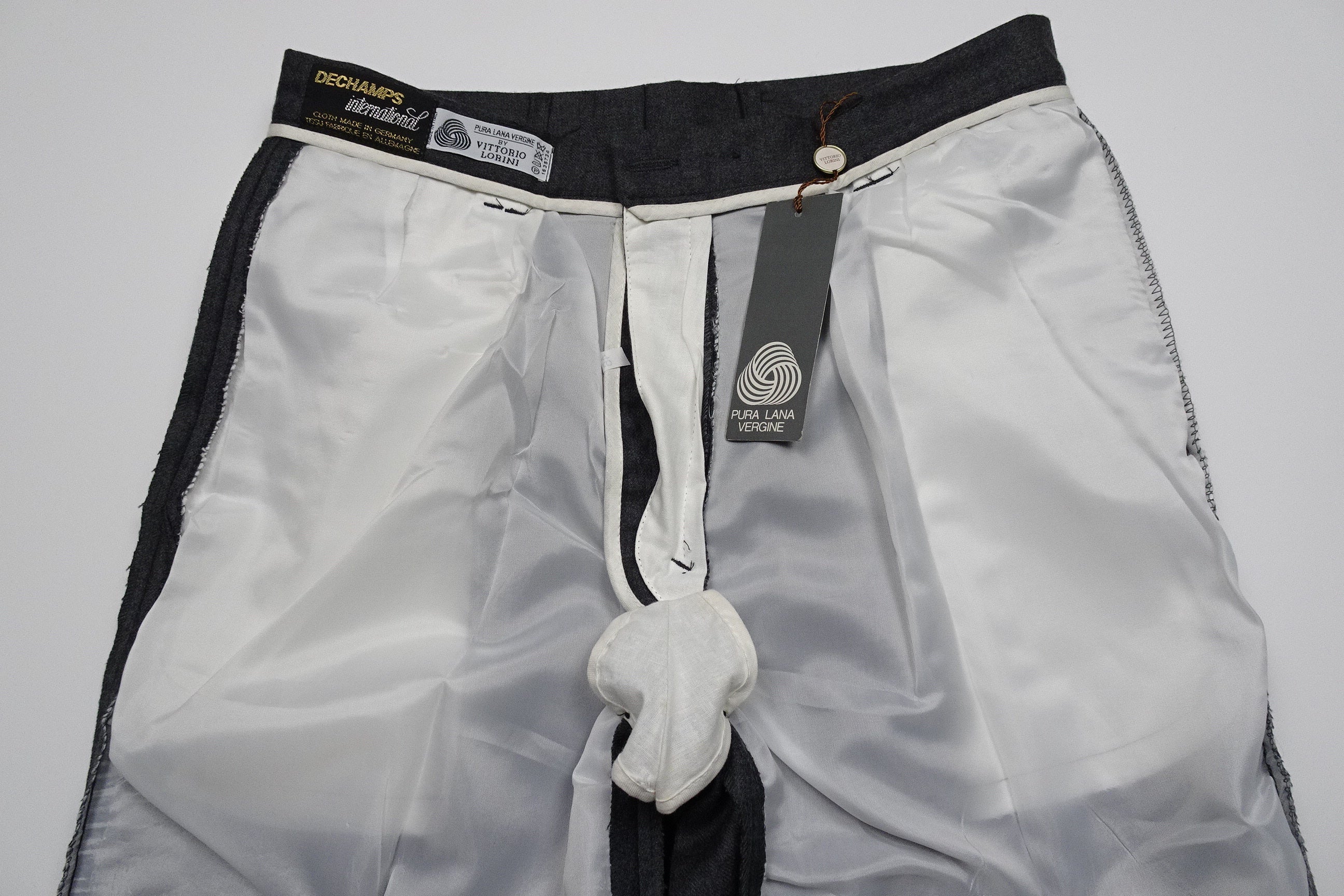 Mid Grey Flannel Trousers EU46/W30