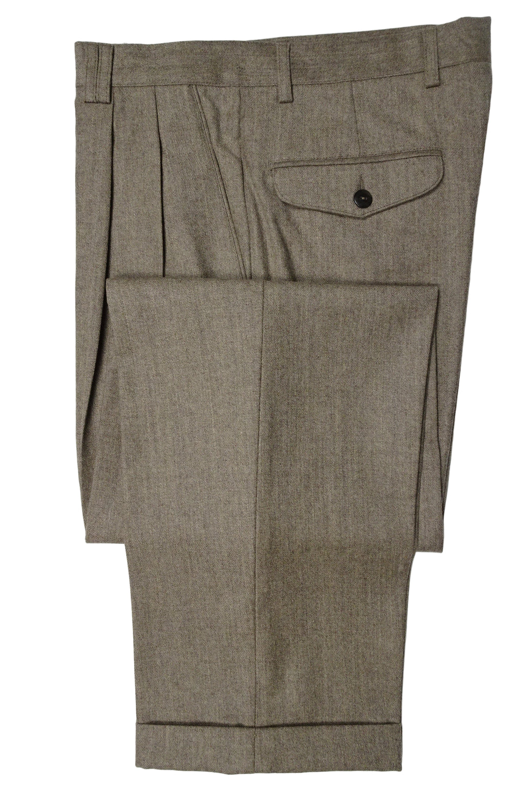 Light Brown Flannel Trousers EU46/W30 (ATR197)