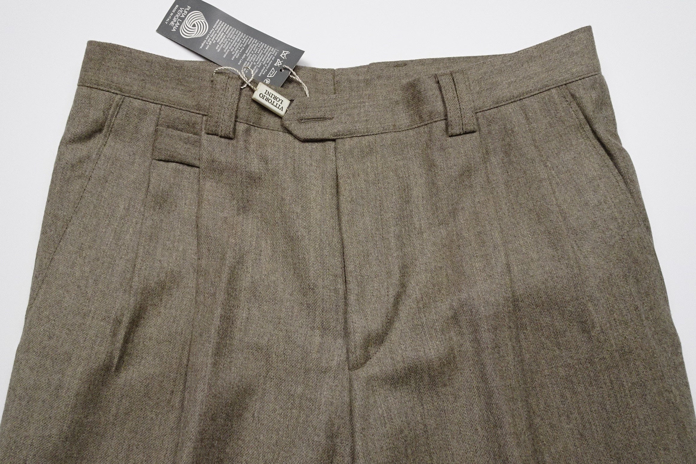 Light Brown Flannel Trousers EU46/W30