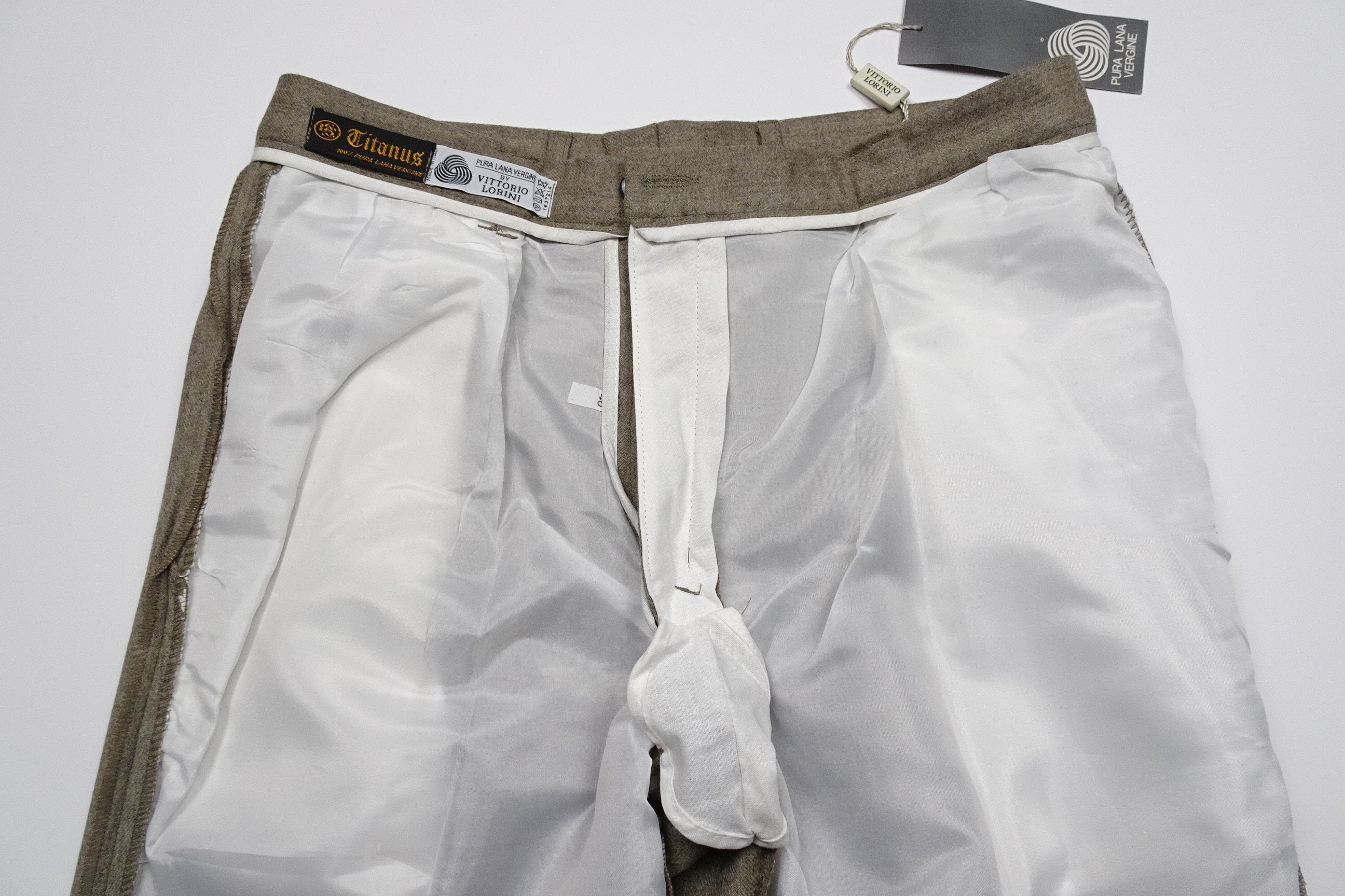 Light Brown Flannel Trousers EU46/W30