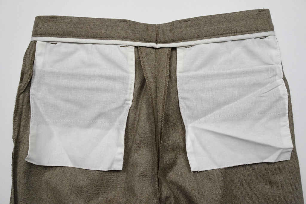 Light Brown Flannel Trousers EU46/W30 (ATR197)
