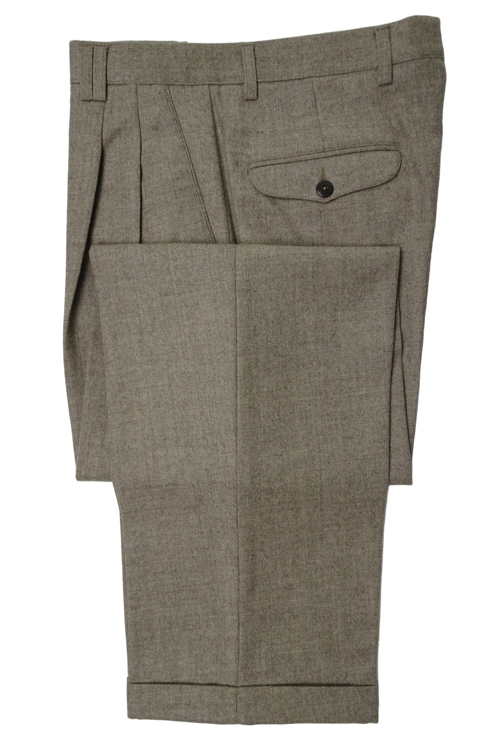 Beige Flannel Trousers EU46/W30