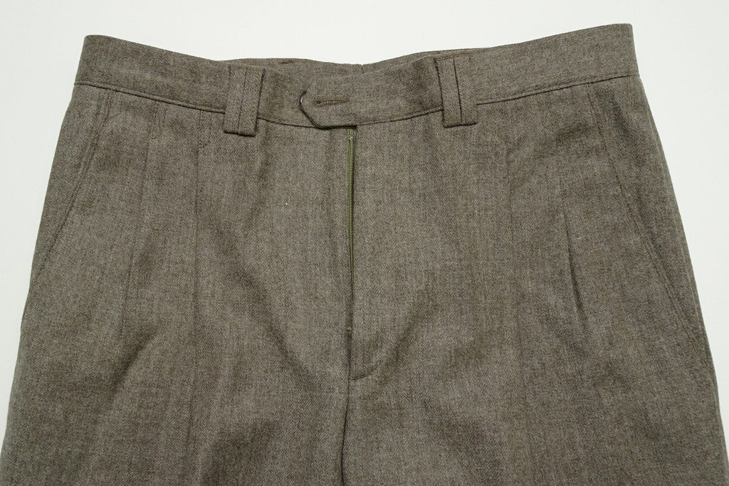 Oatmeal Flannel Trousers EU48/W32