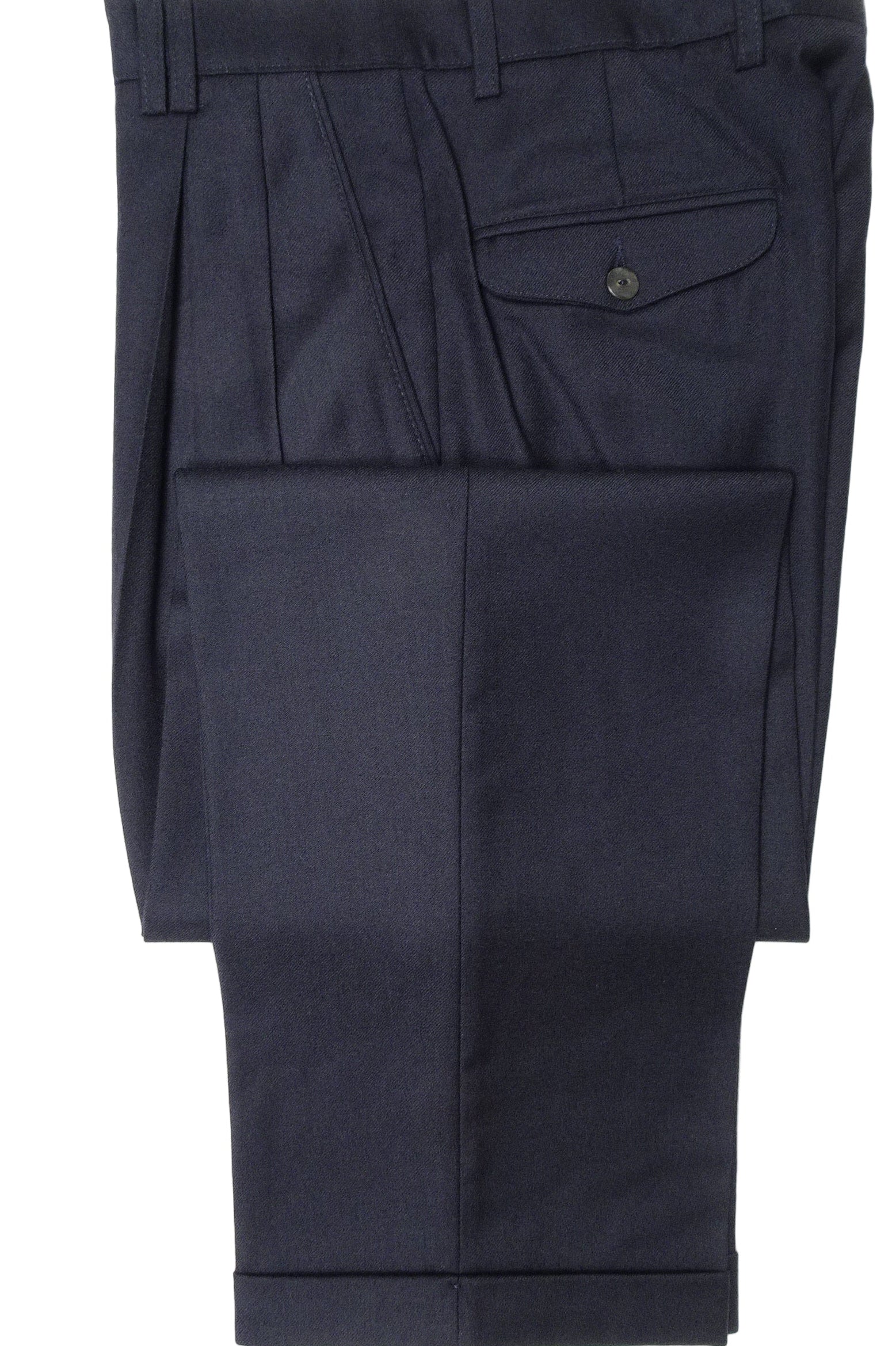 Navy Flannel Trousers EU46/W30 (ATR581)