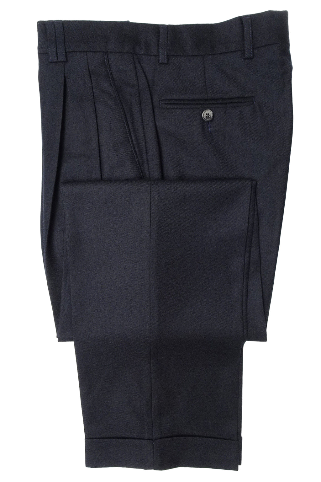 Dark Navy Flannel Trousers EU46/W30