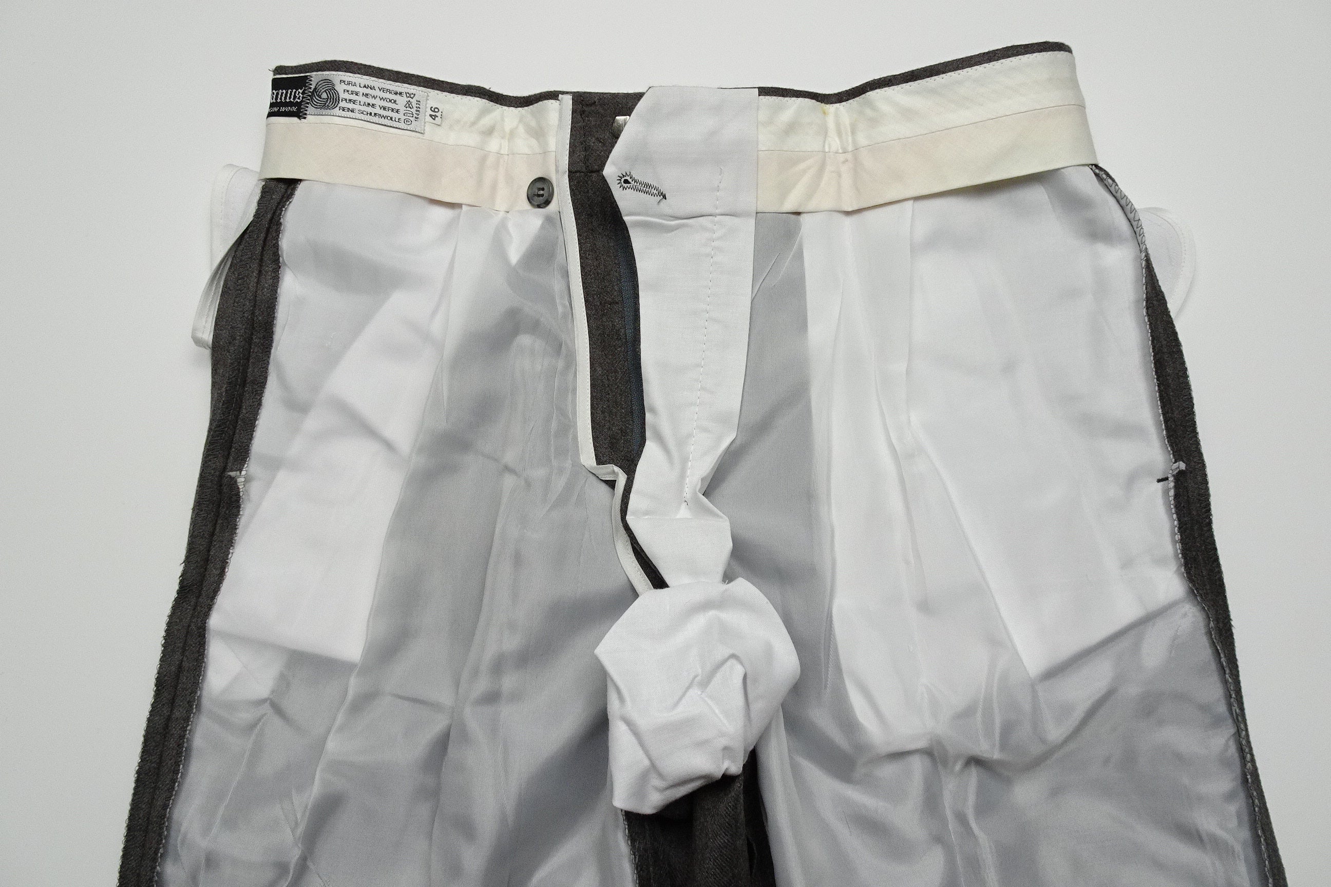 Taupe Flannel Trousers EU46/W30