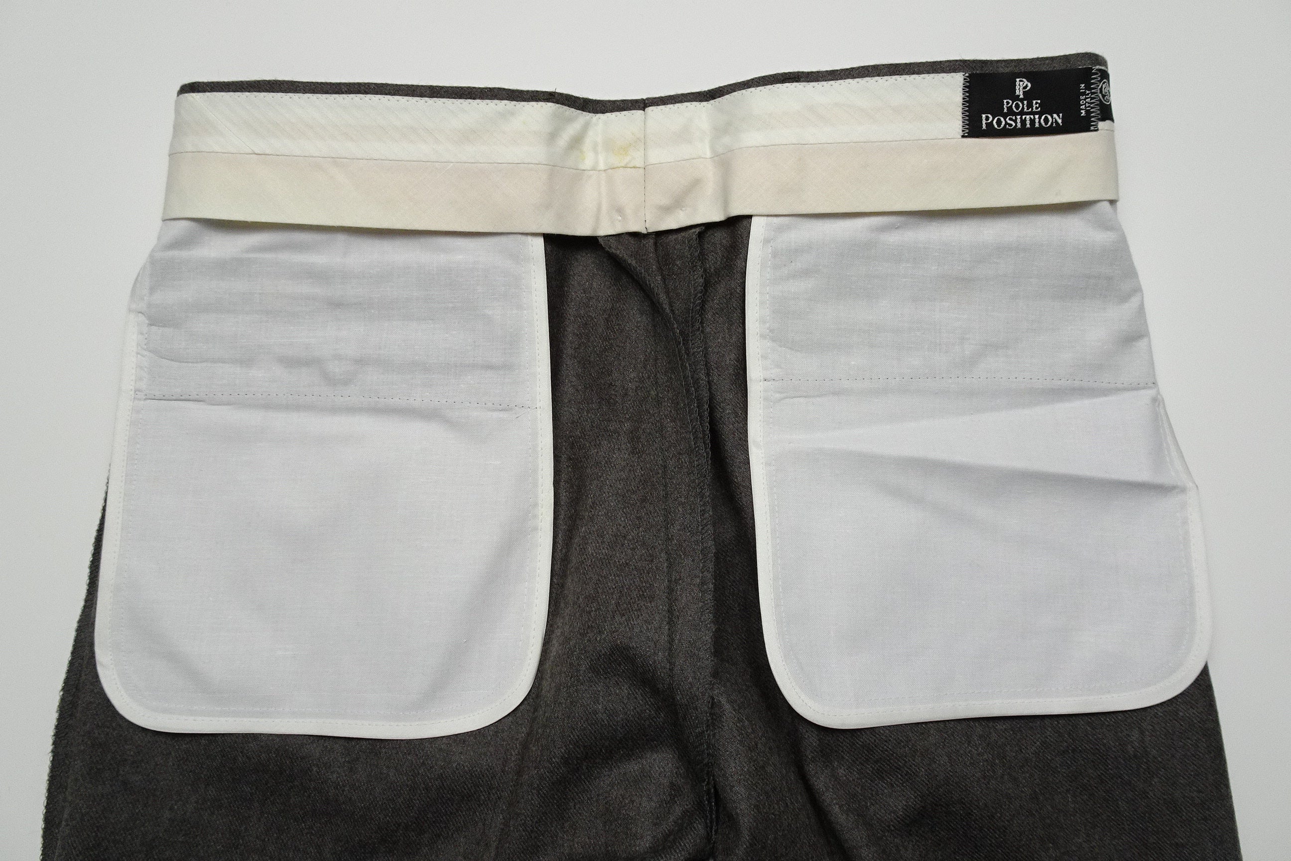Taupe Flannel Trousers EU46/W30