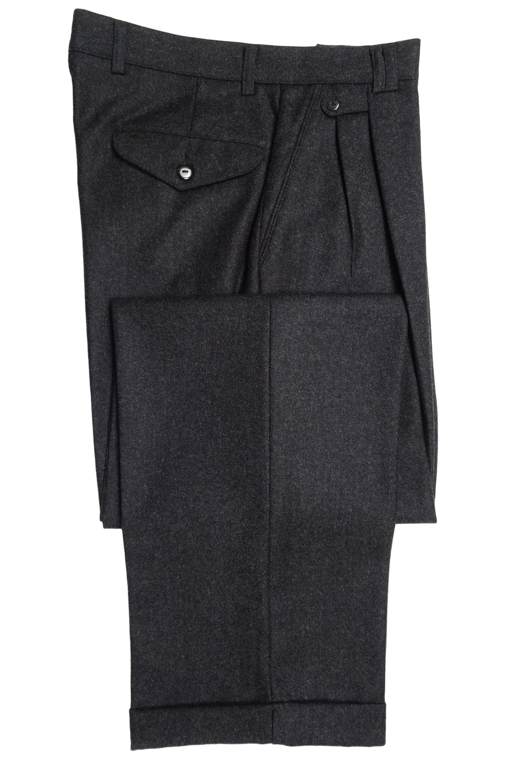 Dark Grey Flannel Trousers EU46/W30