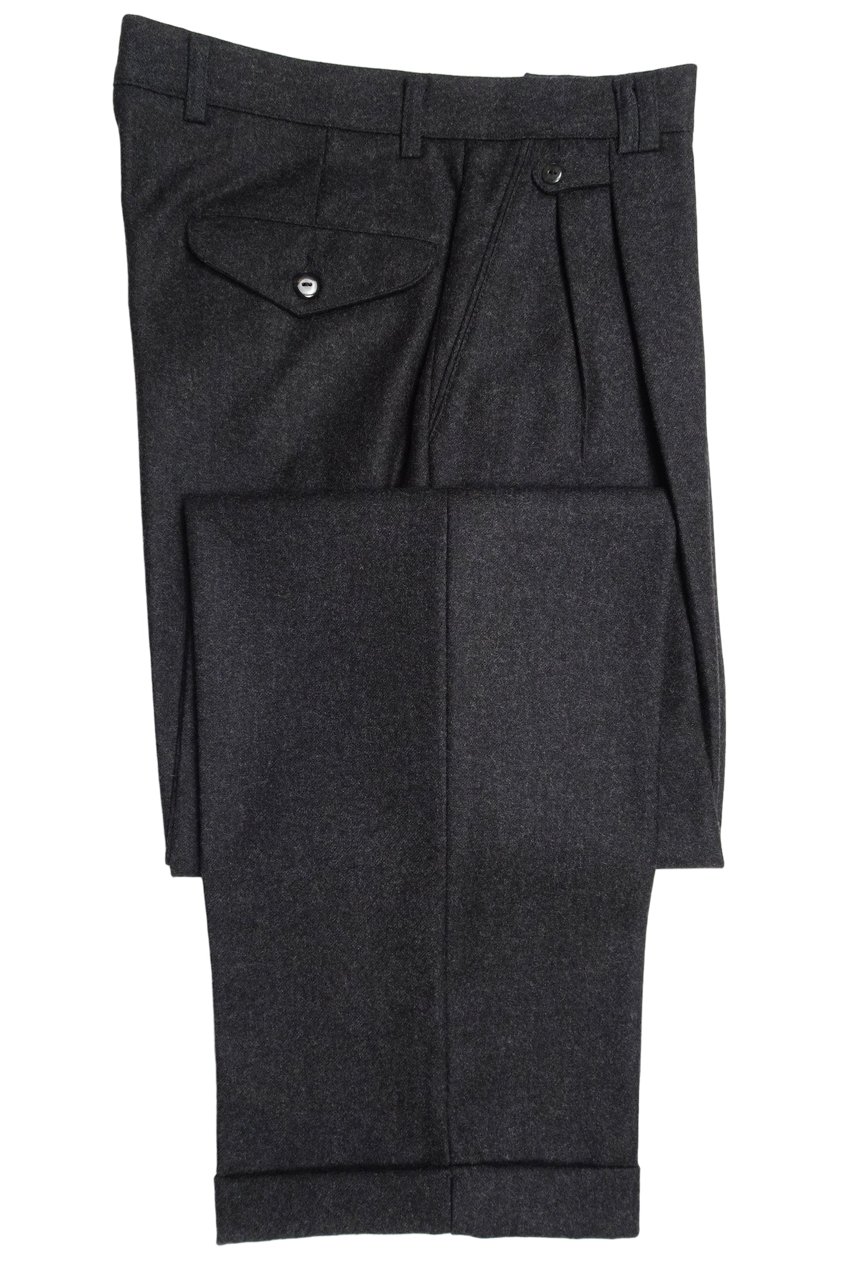 Dark Grey Flannel Trousers EU46/W30