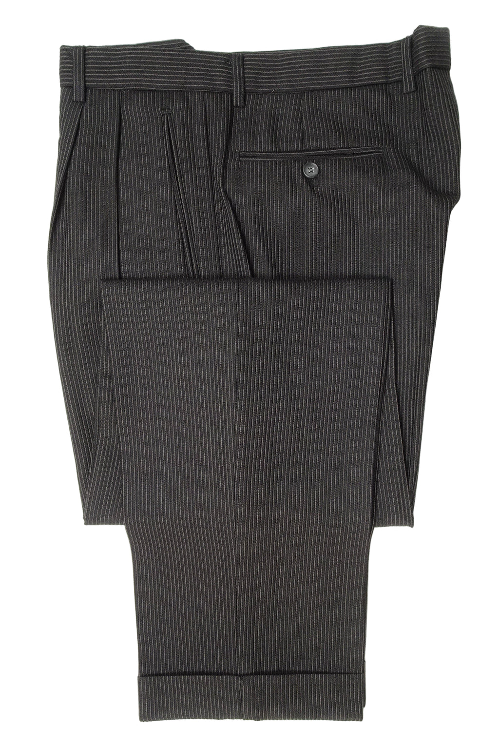 Grey Striped Trousers EU52/W36