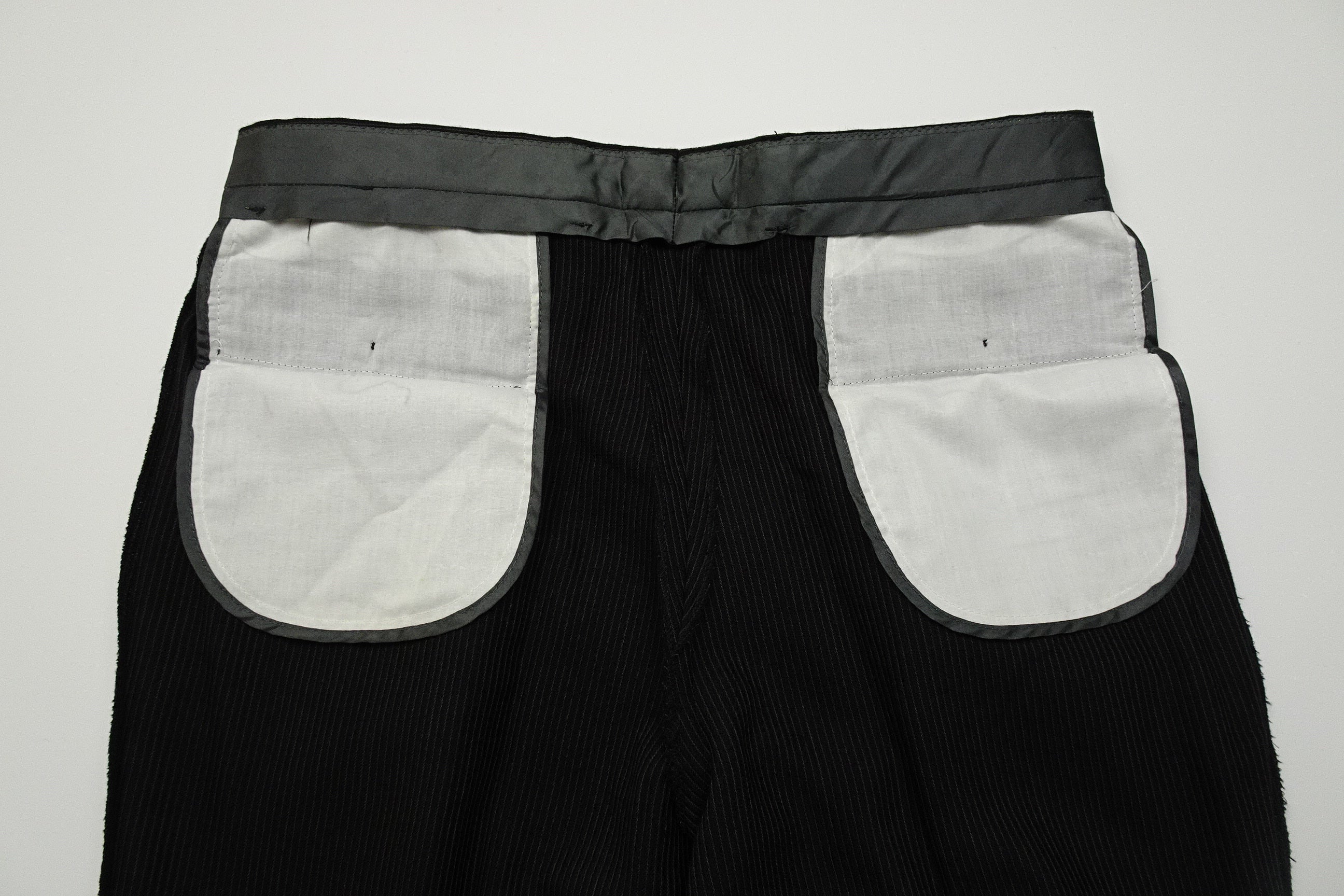 Grey Striped Trousers EU52/W36