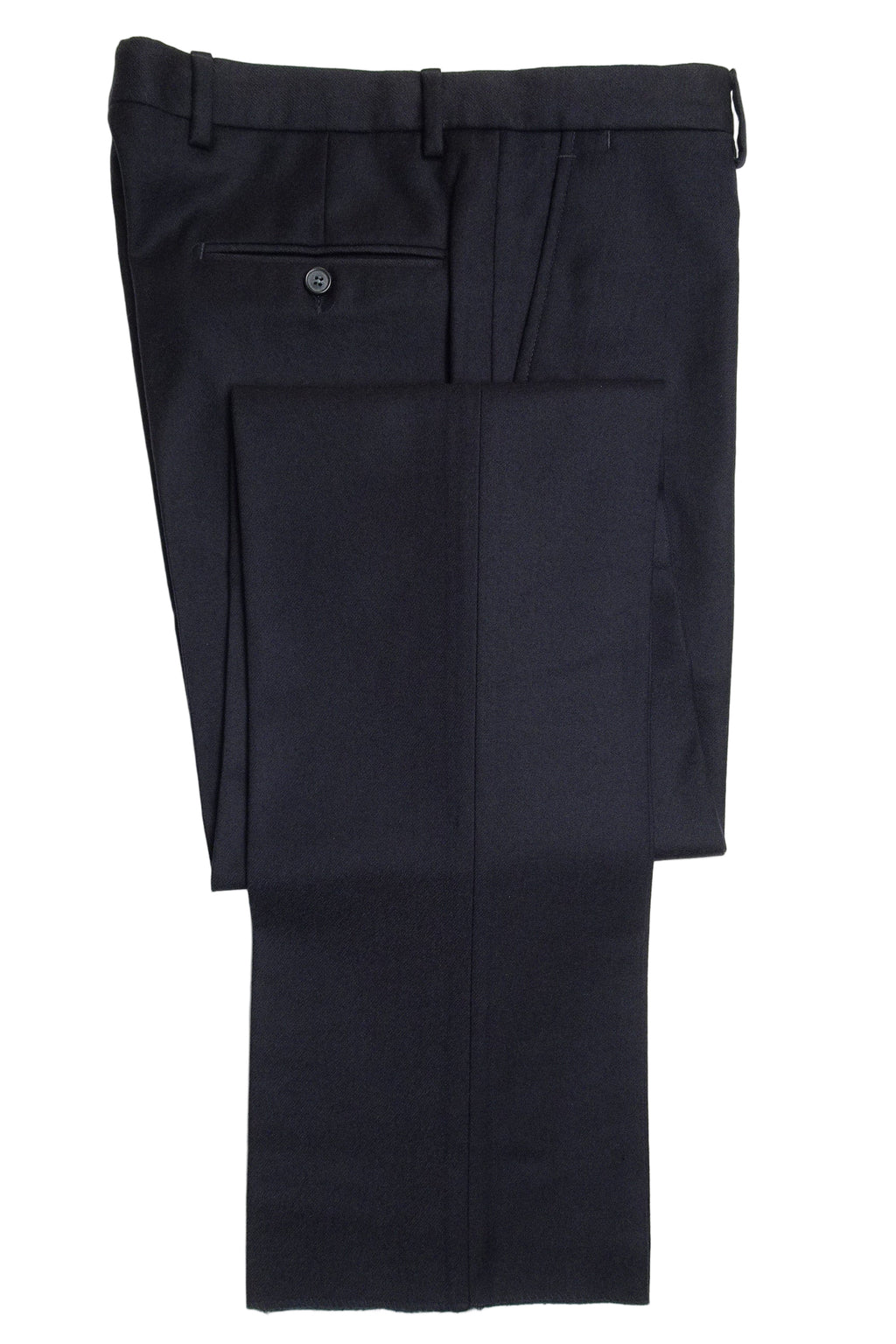 Navy Flannel Flat-Front EU48/W32