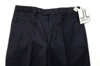 Navy Flannel Flat-Front EU48/W32