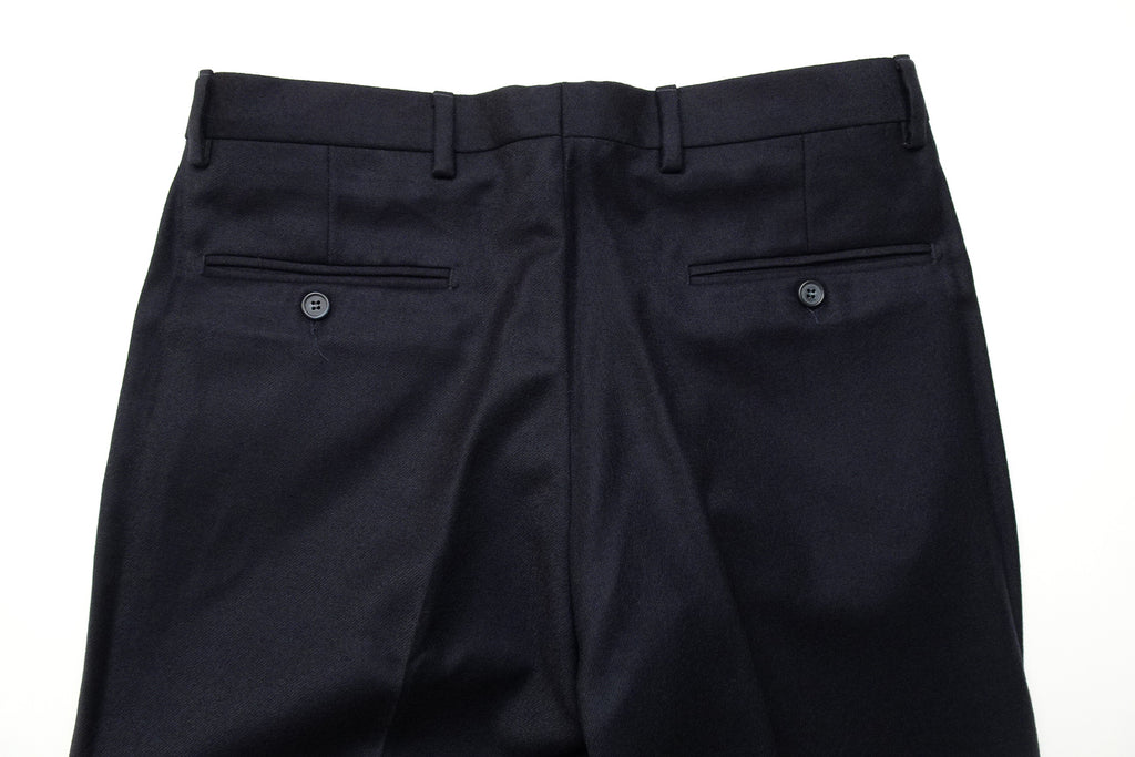 Navy Flannel Flat-Front EU48/W32