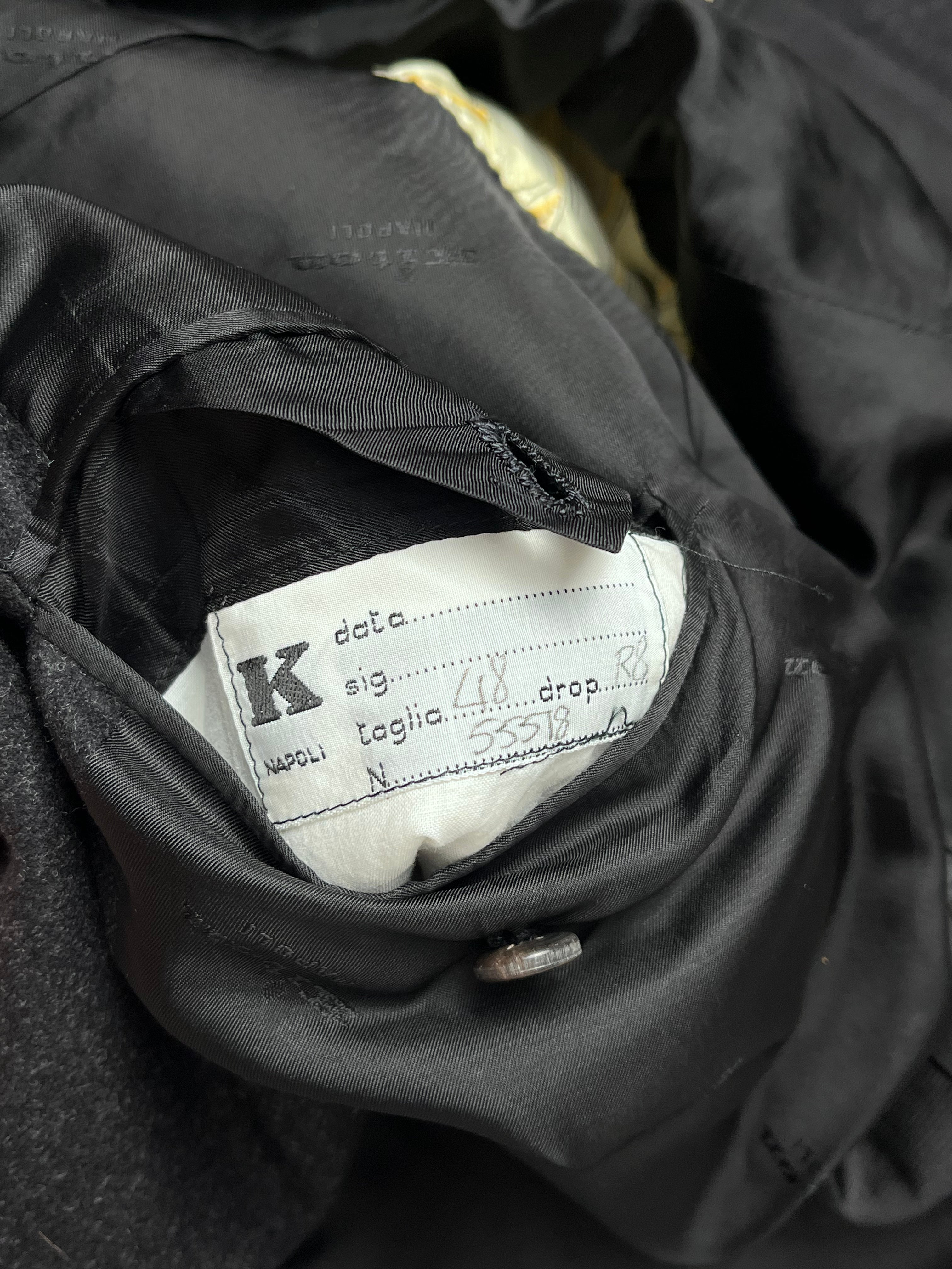 Kiton - Anthracite Grey Flannel Suit EU48